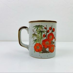 Vintage Speckled Floral Bamboo Mug
